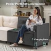 Buenhomino Modern Velvet Loveseat Couch for Small Spaces, Mid Century Modern Sofa Couch with Solid Wood Legs for Bedroom,Living Room, Apartment - 2 of 4