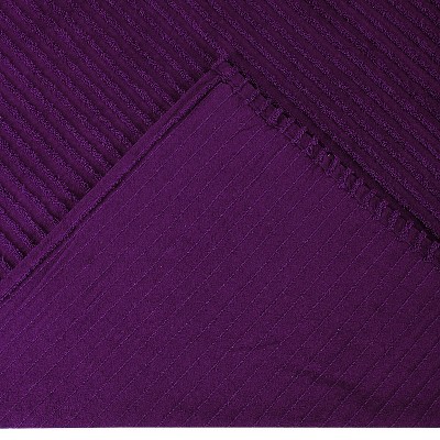 Full Plum Cotton Tufted Bedspread Set