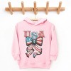 The Juniper Shop Coquette USA Bow Grunge Toddler Hoodie - 3 of 4