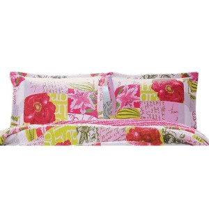 Love Letters Reversible Standard Sham 20" x 26" Multicolor by Greenland Home Fashion - 1 of 4
