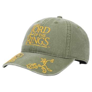 The Lord of the Rings Logo Washed Green Cotton Twill Hat