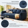 85.8" Modern Tufted 3-Seater Chenille Sofa with Pocket Spring Support, Featuring Cream Upholstery and Deep Seat Comfort-The Pop Home - 4 of 4