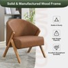 COZONY Mid Century Modern Accent Chair, Upholstered Armchair with Wood Frame for Living Room and Bedroom - 3 of 4