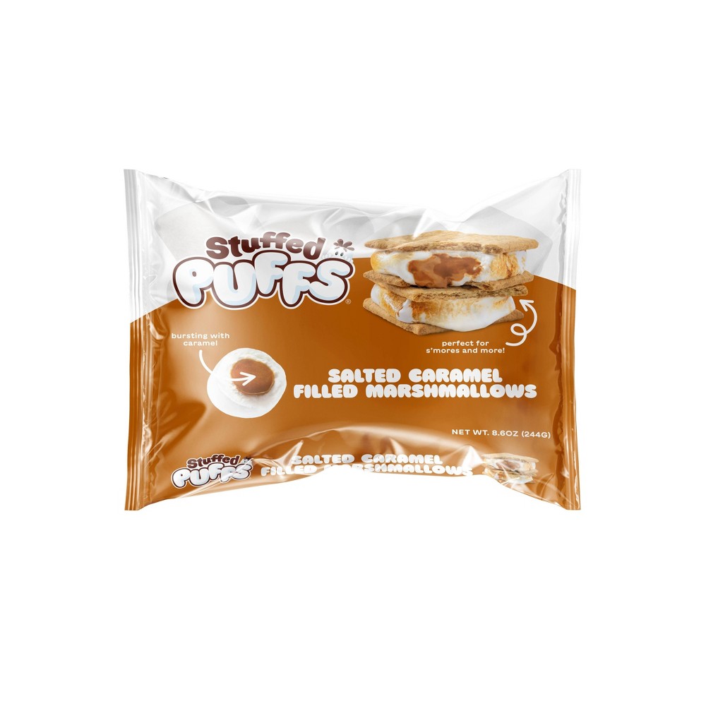 Stuffed Puffs Salted Caramel Filled Marshmallows - 8.6oz