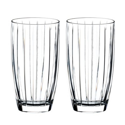 Riedel 0515/04S6 Sunshine Classic Crystal Long Drink All Purpose Soda Cocktail Beverage Drinking Glass, 13.9 Ounces, (2 Pack)