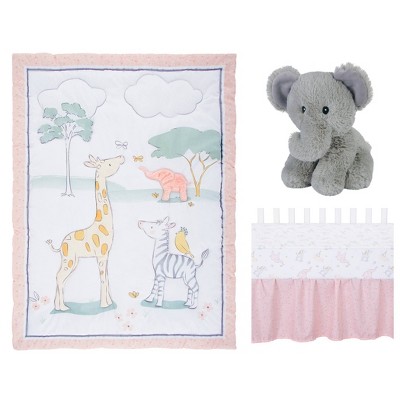 Image of Sammy & Lou Crib Bedding Sets - Sweet Safari - 4pc