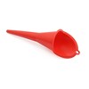 Unique Bargains Red Plastic Universal Car Auto Oil Water Fuel Gas Petrol Funnel 9.6"x2.9" - 4 of 4