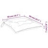 vidaXL Chair Cushion 4 Pcs, Non Slip Outdoor Chair Cushion for Patio Furniture, Water Repellent Outdoor Seat Cushion - 3 of 4
