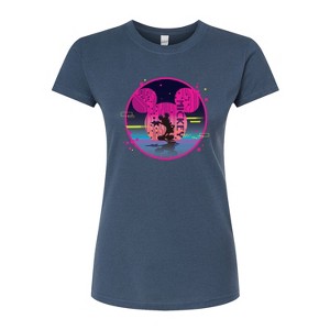 Women's - Disney - Mickey Sphere Fitted Graphic T-Shirt - 1 of 3
