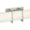 Progress Lighting Phase 2.2 1-Light LED Brushed Nickel Linear Bath Fixture with Acrylic Shade - 2 of 4