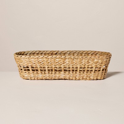 Oblong Woven Bread Basket Natural - Hearth &#38; Hand&#8482; with Magnolia