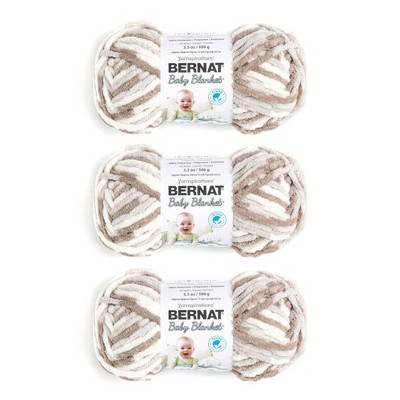 Bernat Softee Chunky True Gray Yarn - 3 Pack Of 100g/3.5oz - Acrylic - 6  Super Bulky - 108 Yards - Knitting/crochet : Target