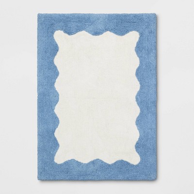 4'x6' Wave Kids' Rug Blue - Pillowfort™