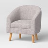Club Kids' Accent Chair Gray - Pillowfort™ - 2 of 4