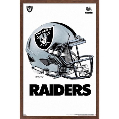 NFL Las Vegas Raiders - Neon Helmet 23 Poster