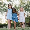 Hope & Henry Girls' Linen Ruffle Collar Pull-On Romper, Kids - 2 of 4