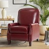 Deborah Modern Wooden Upholstery Modern Genuine Leather Recliner with Nailhead Trim for Living Room and Bedroom  | ARTFUL LIVING DESIGN - 3 of 4