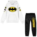 Batman Logo & Gotham City Patches Men's Sweatshirt & Sweatpant Combo Set