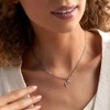 Pure Collection by Ross-Simons Diamond Initial Paper Clip Link Toggle Necklace in Sterling Silver - 4 of 4