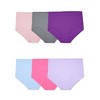 Fruit Of the Loom Women's Breathable Cotton-Mesh Brief Panty,6 Pack - 3 of 3