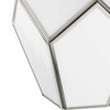 Progress Lighting Latham 1-Light Pendant Brushed Nickel White Art Glass Collection - 4 of 4