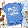 Simply Sage Market Soccer Is My Favorite Season Garment Dyed Tee - 3 of 4