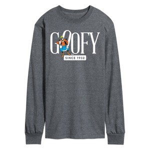 Men's - Disney - Goofy Since 1932 Long Sleeve Graphic T-Shirt - 1 of 4