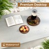 Modern Engineered Wood Center Coffee Tables for Living Room, Home Office Wooden Farmhouse Rustic Cocktail Tea Accent Table - 2 of 4