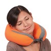 Travel Smart by Conair Soft Beaded Travel Pillow - Orange - image 3 of 4
