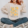 Simply Sage Market Women's Boho Lemon Sweet Without Sour Long Sleeve Garment Dyed Tee - 2 of 4
