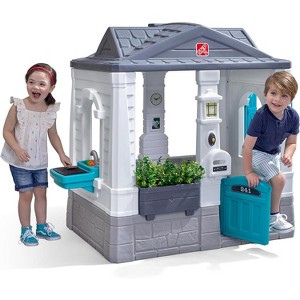 LLHZSY Neat & Tidy Cottage Kids Playhouse - 1 of 4