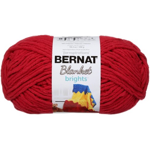 Bernat Blanket Brights Big Ball Yarn Racecar Red