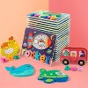 10 Pack Wooden Toddler Puzzles Spelling; Montessori Toy Toddler Baby Ages 2-4 Puzzles Early Develop; Toys Learning Education Preschool Gifts - 4 of 4