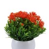 Unique Bargains Artificial Plants Semi-circle Lotus Bowl Plastic 3.74"x3.74"x10.63" 1 Pc - 4 of 4