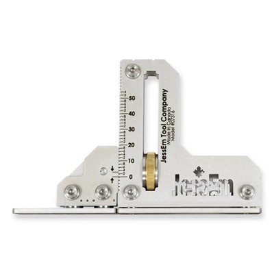 JessEm 07316 Small Stainless Steel Tool Setting Gauge, Metric