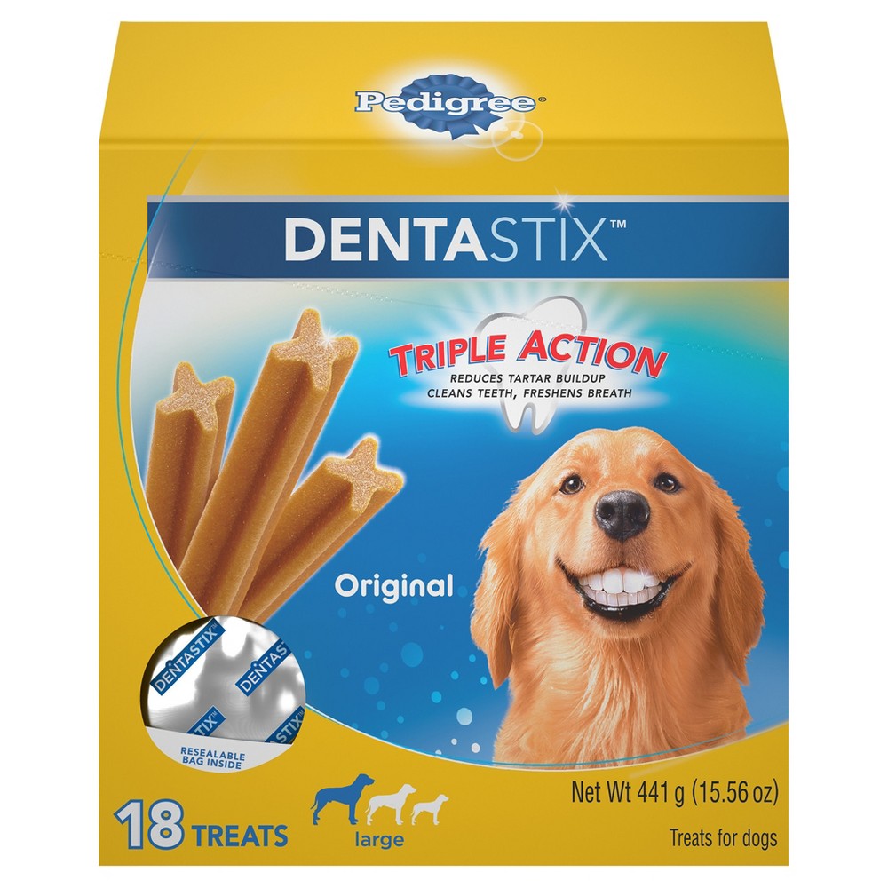 UPC 058496043506 product image for Pedigree Dentastix Large Pet Treats For Dogs - 18ct | upcitemdb.com