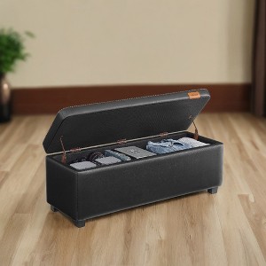 Storage Ottoman Bench, Bedroom Bench with Storage Entryway Bench, Ottoman with Storage Safety Hinges, Loads 660 lb - 1 of 4
