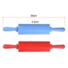 Unique Bargains Silicone Small Smooth Non-stick Heat-resistant Rolling Pins 2 Pcs - 2 of 4