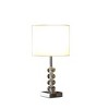 17.75" Olivia Prism Orb Crystal Table Lamp Silver - Ore International: Modern Bedside, Office Decor - 3 of 4