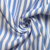 Womens Fall Dress Stripe Ruffle A Line Elbow Sleeve Shirtdress Ruffle Placket Mock Neck Mini Dress Lantern Sleeve Casual Highwaist Dress - 3 of 4