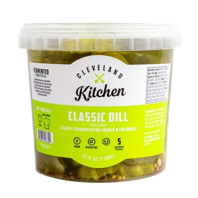 Cleveland Kitchen Classic Dill Pickle Chips - 24oz