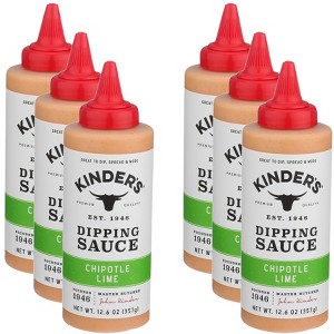 Kinders Dipping Sauce Chipotle Lime - Case of 6 - 12.6 oz - 1 of 4