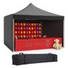 Pop Up Canopy Tent, 10 x 10 Ft Commercial Instant Shade Canopy with Roller Bag, Outdoor Portable Canopy for Events, Parties, Camping - 3 of 4