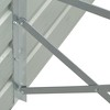 vidaXL Raised Garden Bed Brown Galvanized steel Medium Raised Garden Bed - 4 of 4
