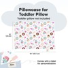 KeaBabies Toddler Pillowcase for 13X18 Pillow, Organic Toddler Pillow Case, Travel Pillow Case Cover - 2 of 4
