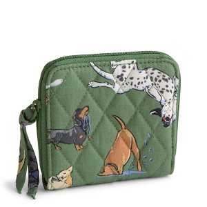 Vera Bradley Women's Outlet Cotton Essential Small Zip-Around Wallet - 1 of 3