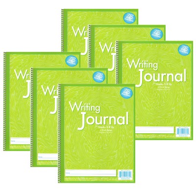 Zaner-Bloser Writing Journal, Liquid Color, 3/8" Ruling, Grades 4+, Pack of 6