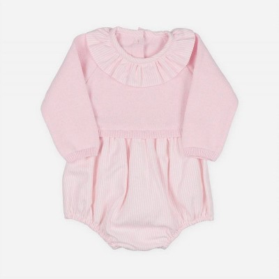 Girl Knitted Romper - Bean Baby Clothes