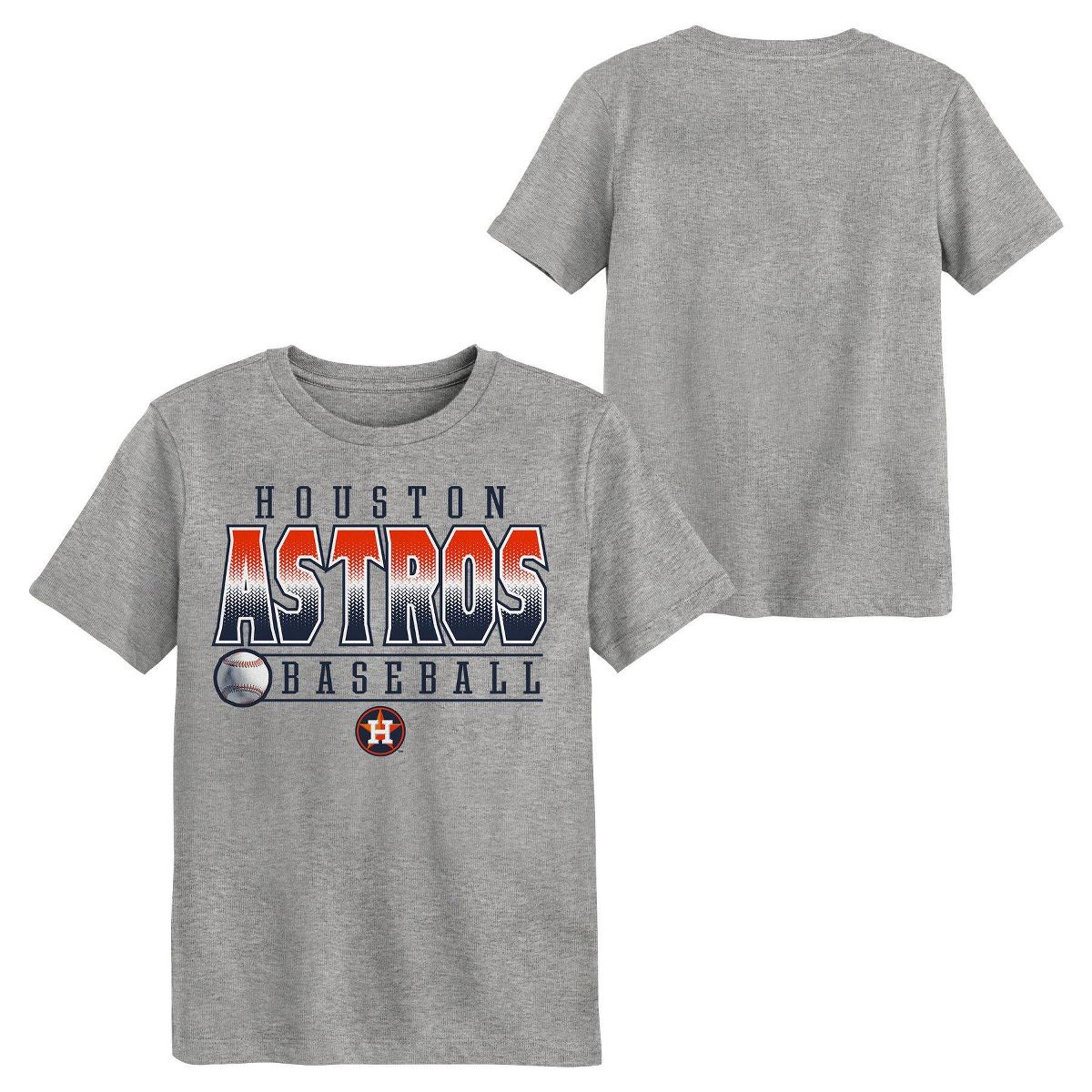 MLB Houston Astros Youth Gray Poly T-Shirt