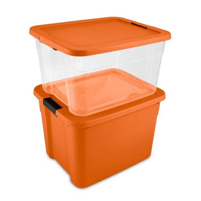 66qt Latching Storage Box Lid and Latch Clear - Brightroom™ : Target